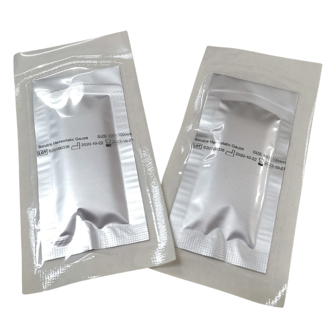 2x Soluble Hemostatic Gauze